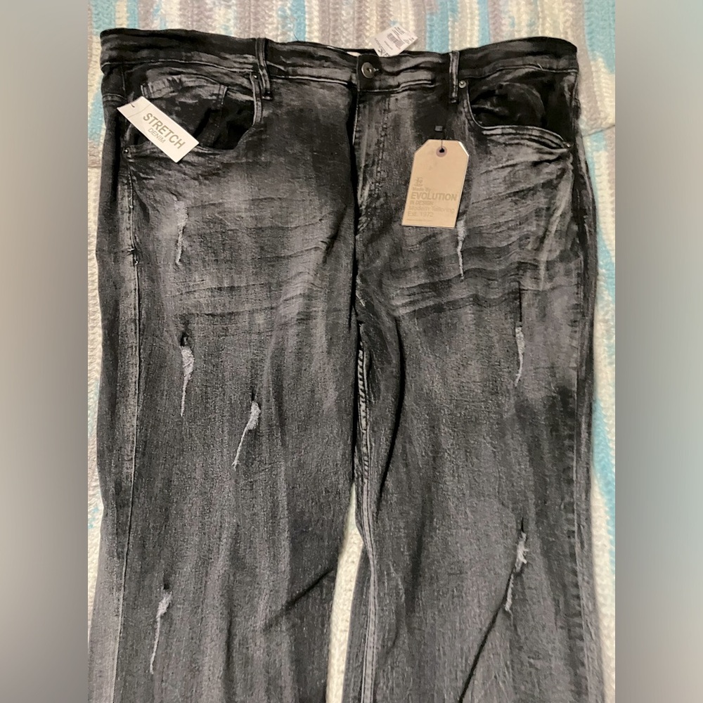 Men’s size 48/33 stretch pants demin Evolution in design slim